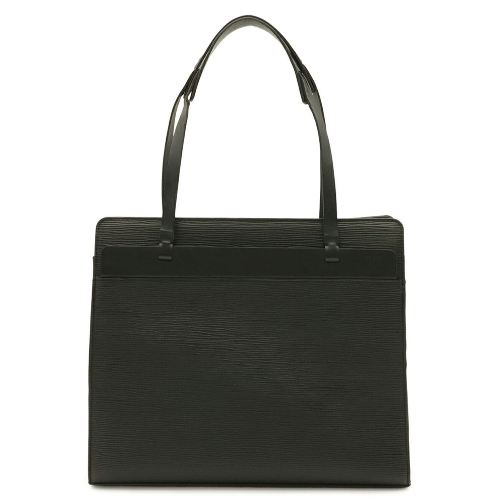 LOUIS VUITTON Louis Vuitton Epi Croisette PM Tote Bag Shoulder Leather Noir B...